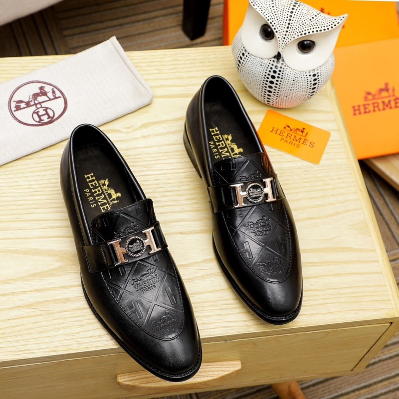 H**mes leather shoes